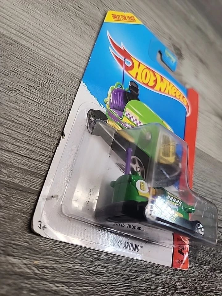 2013 Hot Wheels Green Bump Around #166 HW RACE - Image 3 of 4