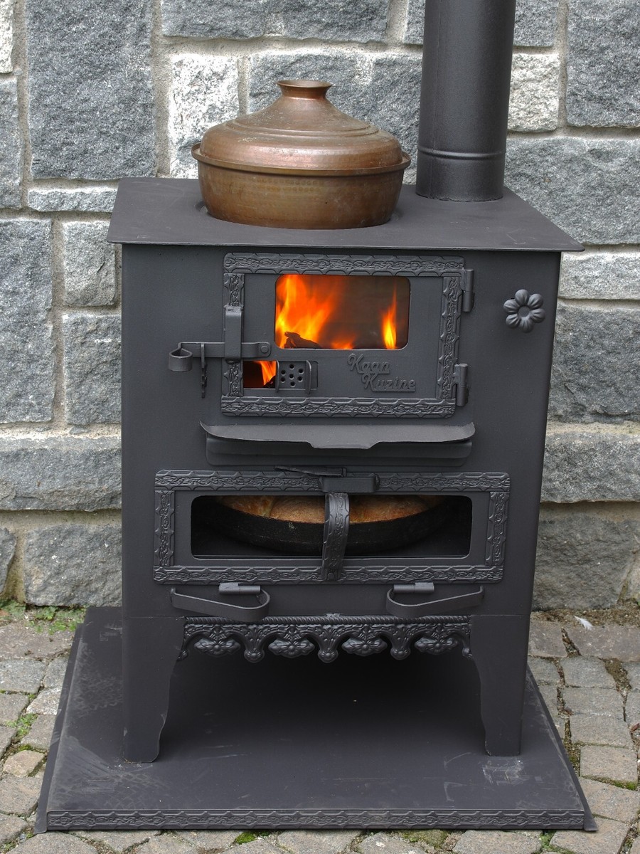 Wood Stove with Fireplace, Cooking Stove, Bread Baking Oven, Outdoor Coal  Stove | eBay