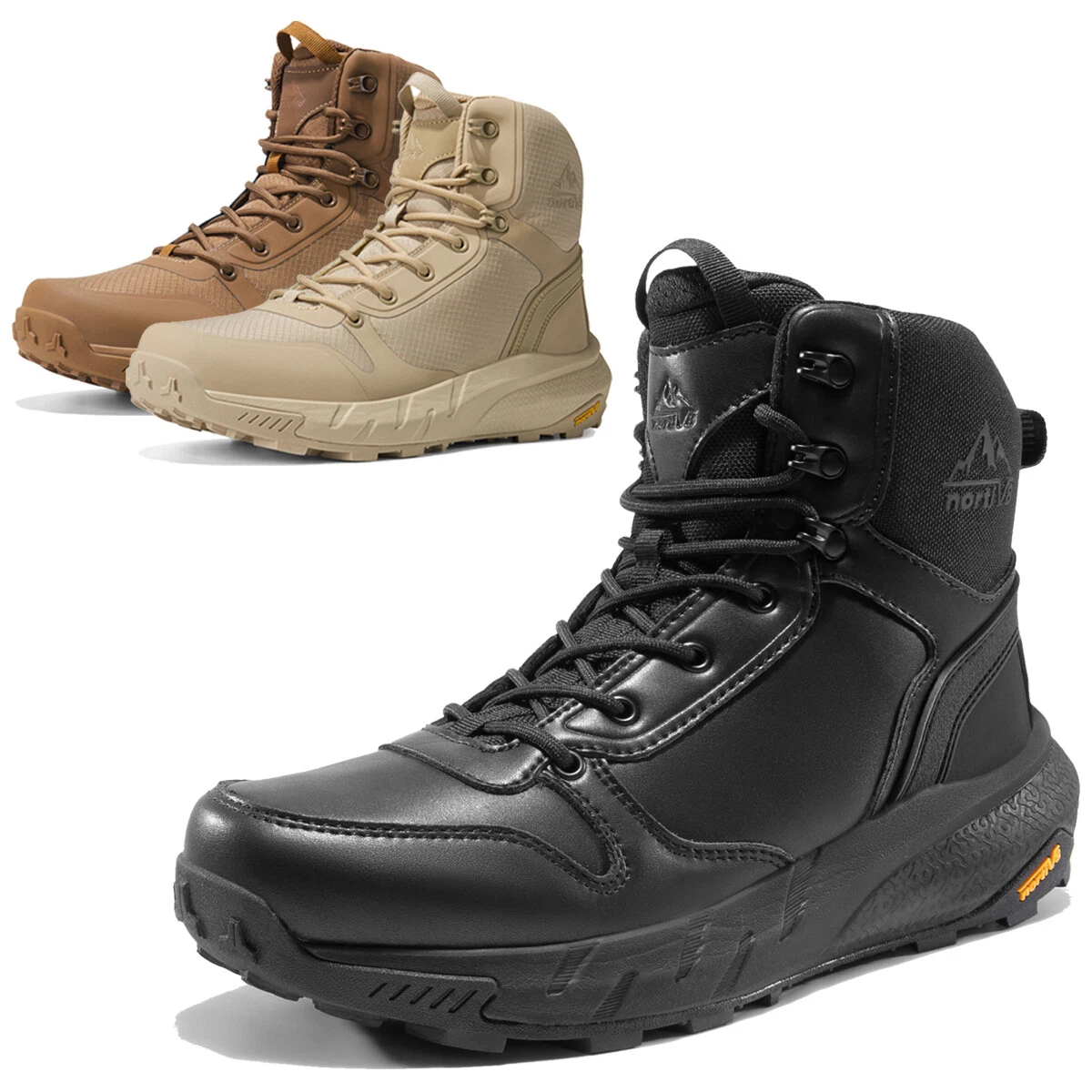 Men's Military Boots Lightweight Side Zipper Motorcycle Combat Tactical Boots US