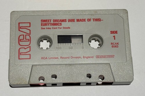 Eurythmics Sweet Dreams Are Made of This UK Import Cassette RARE - Picture 2 of 5