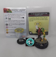 WizKids HeroClix Deadpool and Bob Deadpool Set Legacy W/Word Sign 049