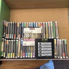 Roland Sound Library Huge Lot Of Disks Mks 100 Sampler