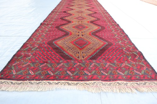 3x10 ft Runner Rug 90x300 cm Afghan Long Handmade Vintage Rug-Kitchen Runner Rug - Picture 4 of 18