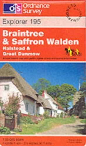 Braintree and Saffron Walden (Explorer M... by Ordnance Survey Sheet map, folded - Picture 1 of 2