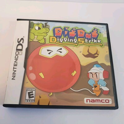 Dig Dug Digging Strike (Nintendo DS, 2005)-Complete. Tested & Working 