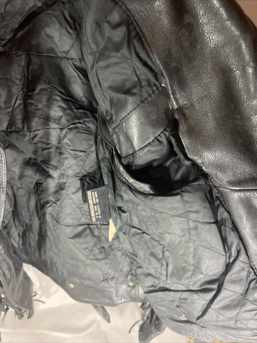 Vintage Women's Leather Tassle Jacket Open Road Full Zip Vintage Women's Leather Tassle Jacket Open Road Full Zip