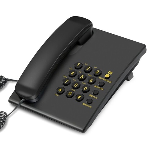 Basic Home Office Landline Phone Clear Call Quality Large Buttons For Elderly - Zdjęcie 5 z 10