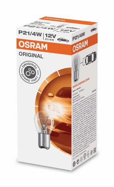 10 X 4W Osram 7225 P21/4W 12V Bremslicht GlÜHlampe RÜCklicht StÜCk Baz15D 891521-image