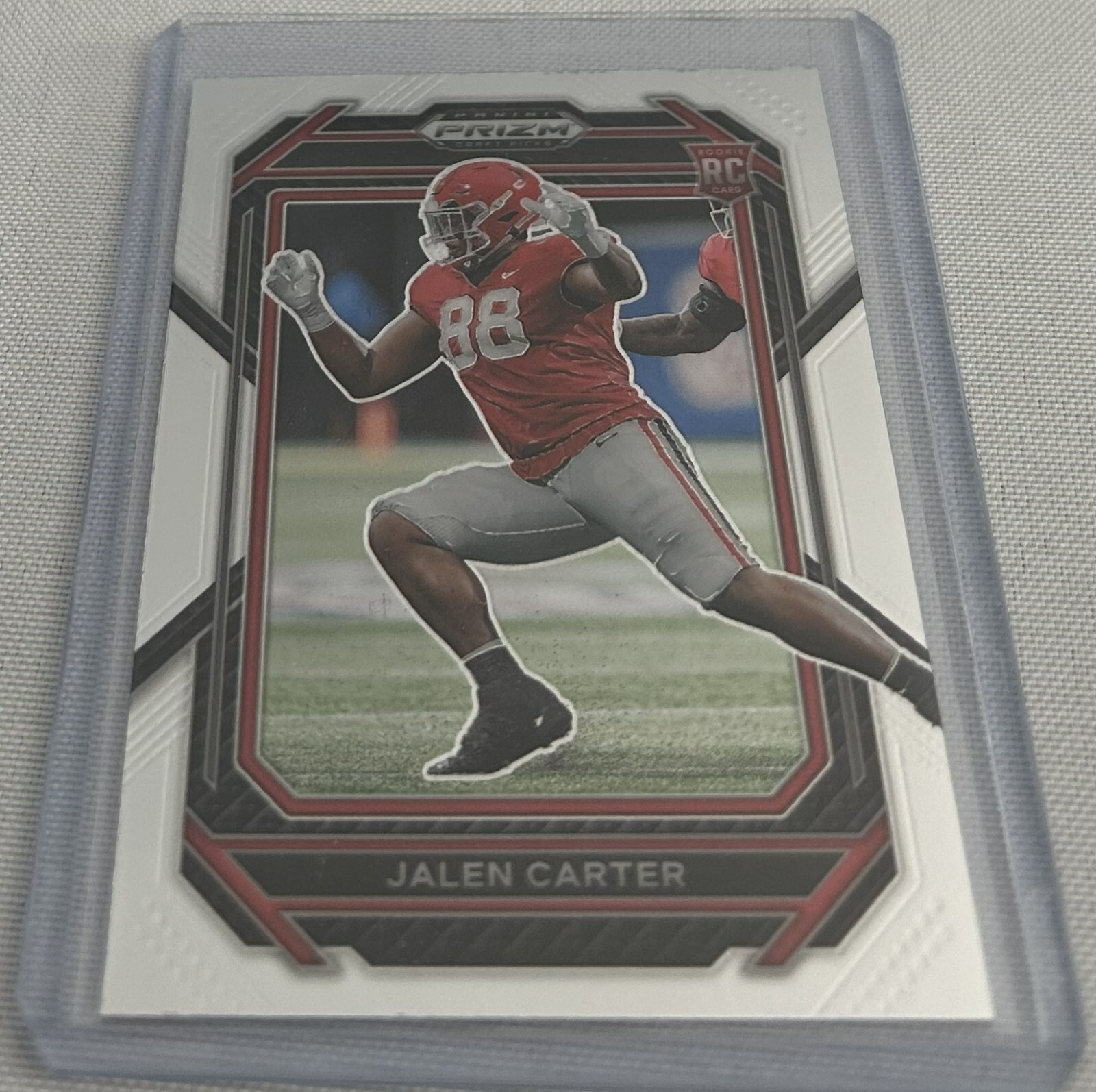 2023 Panini Prizm Draft Picks Football Jalen Carter Georgia Bulldogs rookie #163