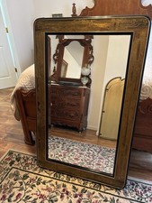 Mid century Modern Brass Mirror- Mastercraft