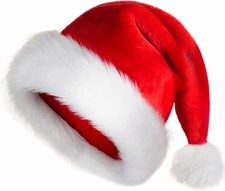 "Christmas Hat Santa Claus Hats for Adults Men Women Christmas Party "