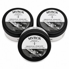 3 x MVRCK by Mitch Original Pomade Hair Medium Hold Natural Shine 4oz