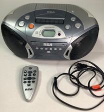 RCA RCD-152E Boombox CD Player AM/FM Radio Remote Work / Not Cassette