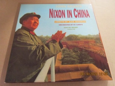 JOHN ADAMS ALICE GOODMAN EDO DE WAART Nixon In China 3XLP Used! 1988 Nonesuch