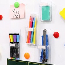 2PCS Fridge Magnet Storage Organiser Rack For Pens Holder Notice Board