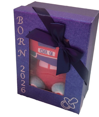 Baby Geschenkset Geburt Gr. 50-56 0-3M  Body  Spielzeug Geschenkbox Born 2026 