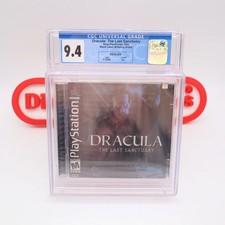 PS1 PlayStation 1 DRACULA: THE LAST SANCURY - CGC GRADED 9.4 A+! NEW & Sealed!