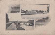 Bandstand Meridian St Bridge Indianapolis Indiana IN 1908 Postcard