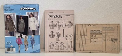 Simplicity Patterns 2508 Petite Coat 2 Lengths-Jacket Front/Collar Vars. 14-22  