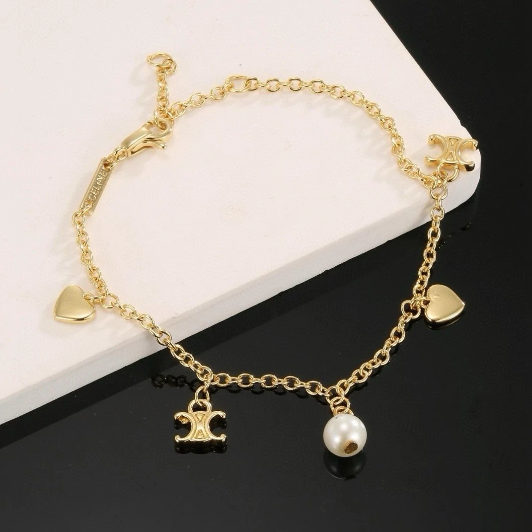 Celine Bracelet for sale - eBay OLD archive celine bracelet gold y2k