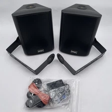 Pyle Waterproof Wall Mount Speaker System 5.25 Inch PDWR52BTBK Black
