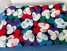 Mickey Mouse Jersey Fabric 78in x 60in 2 Yds Never Used