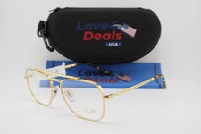 NEW RAY-BAN RB 3636-V NEW CARAVAN 3086 GOLD HAVANA AUTHENTIC EYEGLASSES 55-15
