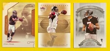 MICHAEL VICK, Atlanta Falcons, 3-card lot, 4x PRO BOWL, COLLEGE FOOTBALL HOF