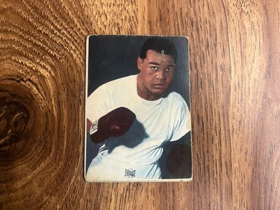 1958 Heinerle Joe Louis Card Rare HOF German Boxing Card