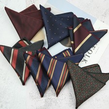 Pocket Square Paisley Vintage Men's Chest Business Suit Accessories Handkerchief