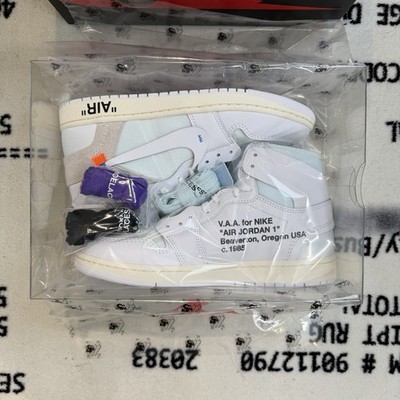 Virgil Abloh Archive x Air Jordan 1 High OG Alaska UK 9 / US 10 - Brandneu  
