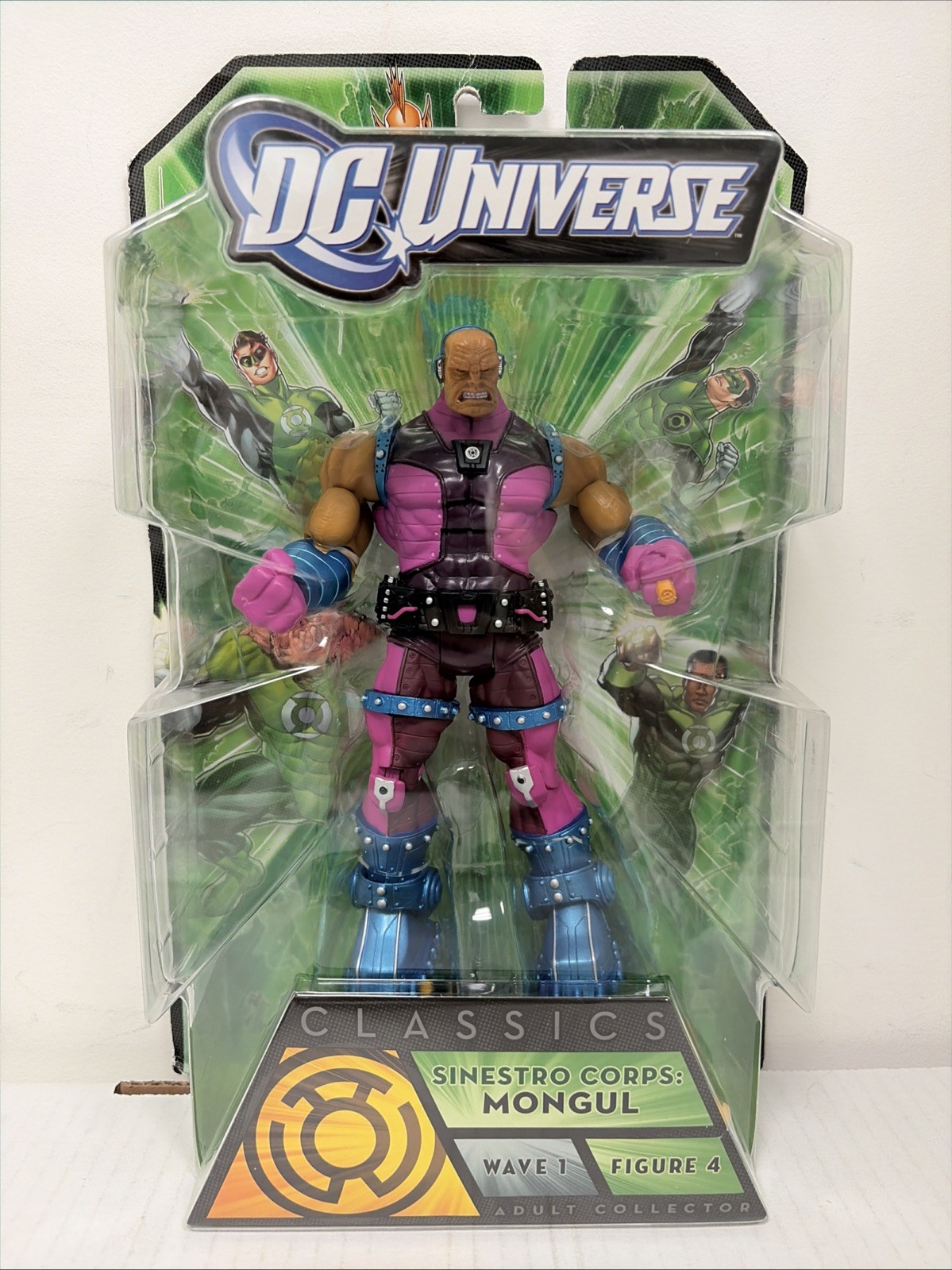 DC Universe Classics Sinestro Corps: Mongul, 6” Action Figure, 2010, New, MOSC