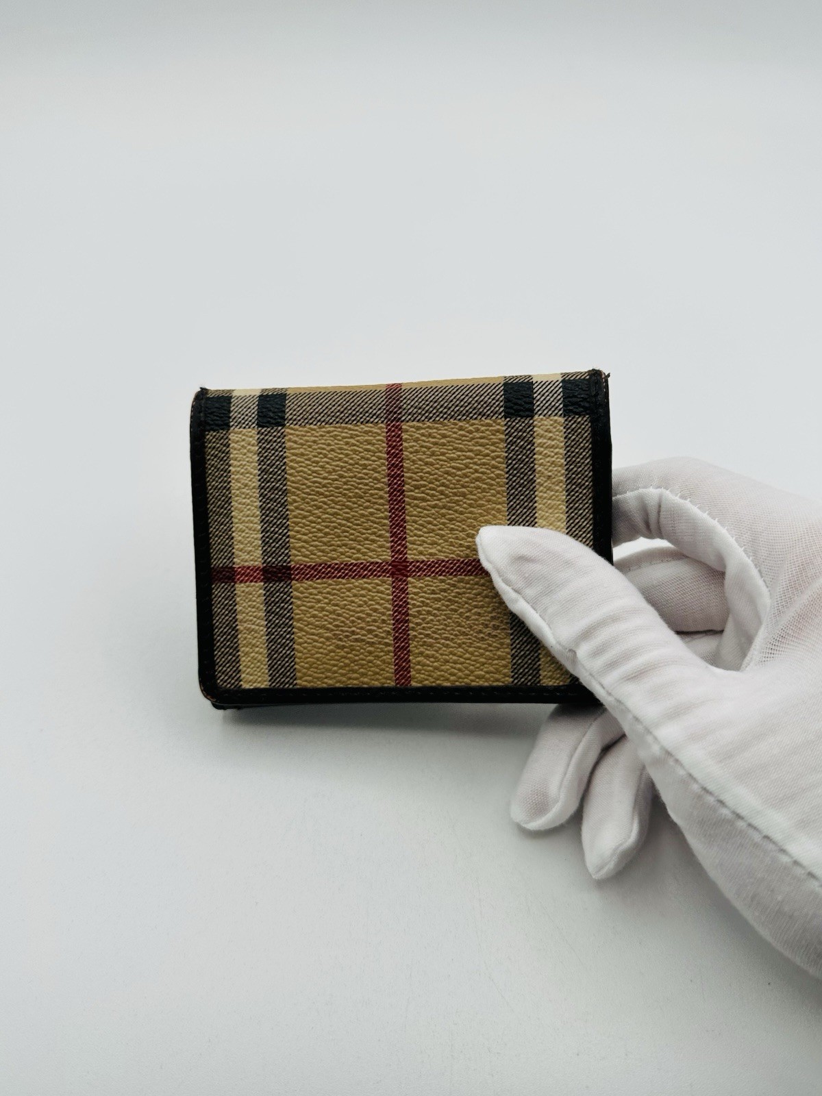 Burberry Compact Wallet Plaid Holder thumbnail 5