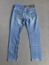 Vintage Levi’s 501 For Women 32x31 Jeans Made In The USA Faded Blue Denim Y2K