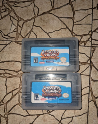 Harvest Moon Games Friends of Mineral Town & More Friends Game Boy Advance GBA