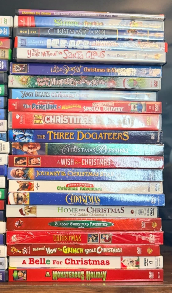 Лот из 43+ рождественских DVD-дисков - детские, семейные, классические детские и праздничные фильмы DVD - Изображение 4 из 4