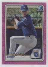2020 Bowman Chrome Prospects Mega Box Pink Mojo Refractor /199 Brady Singer 01su