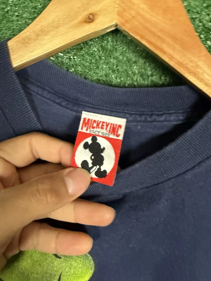 Camiseta De Colección Disney Goofy Para Hombre Grande Azul Estampado Gráfico Años 90 EE. UU. Foto 4 de 4
