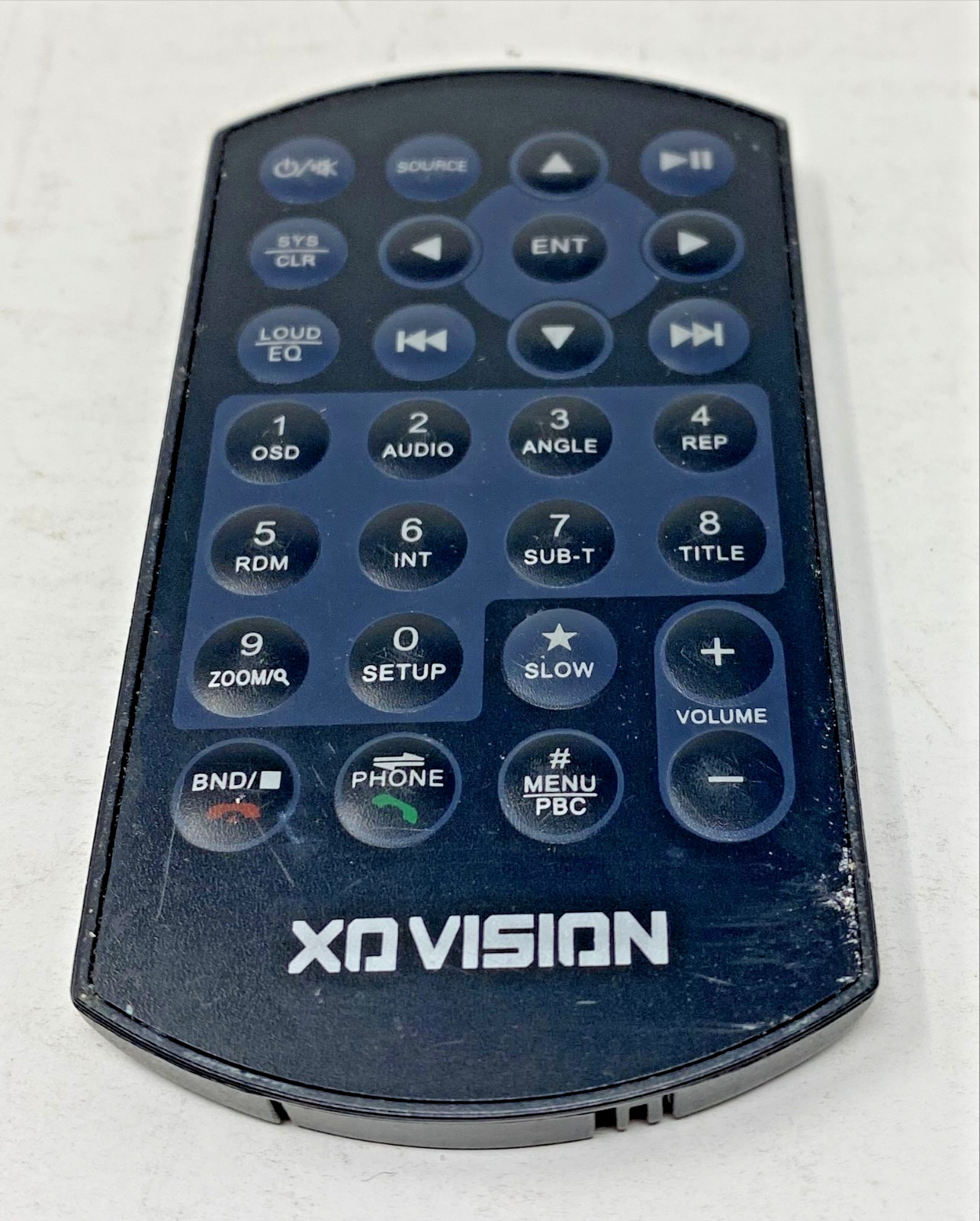 XO VISION RM2000-19 RM-3000 DVD PLAYER REMOTE CONTROL