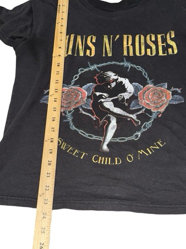 Guns N Roses Sweet Child O Mine Graphic T-shirt Women S Black Short Sleeve - 第 3/5 張圖片