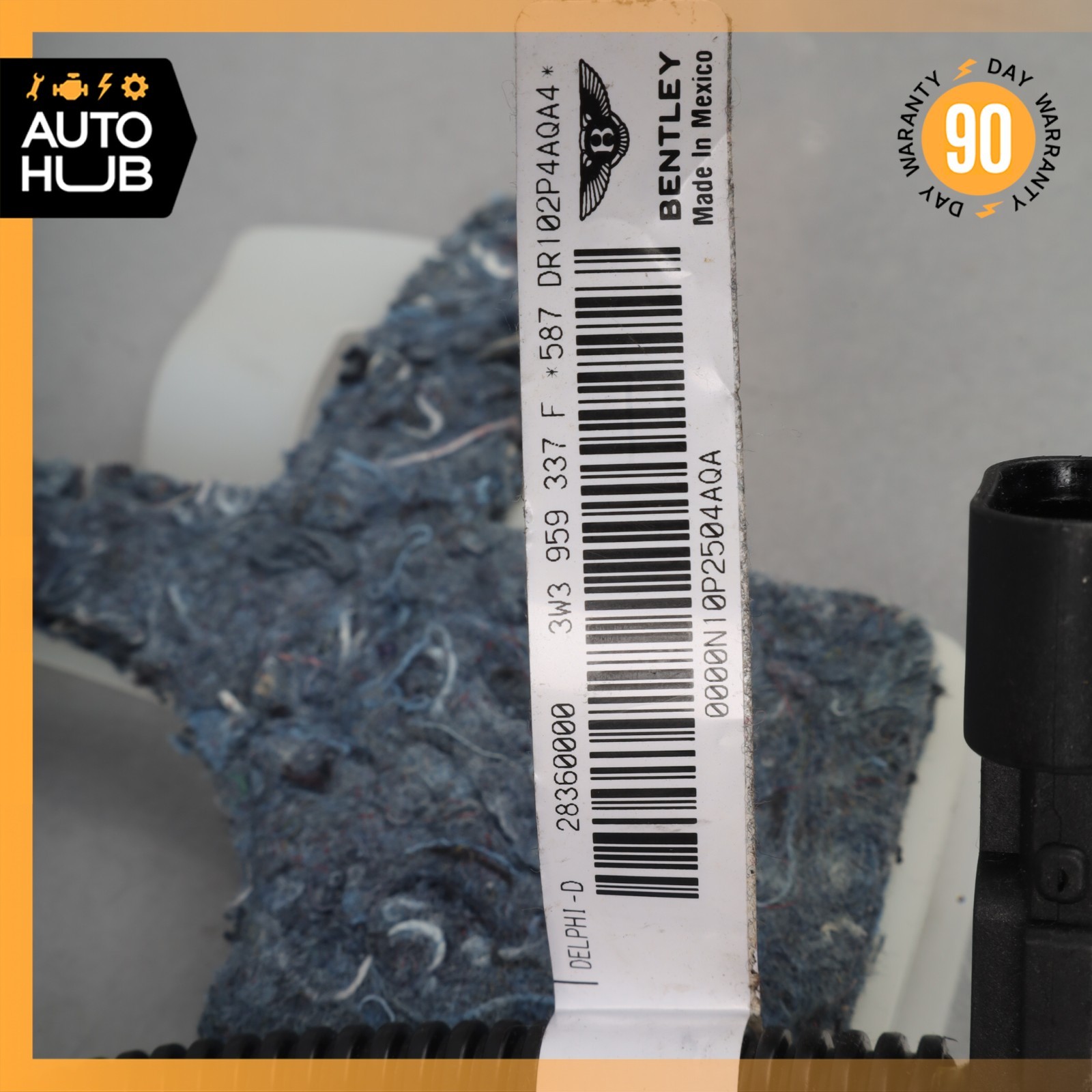 Bentley Continental GTC Seat Occupancy Sensor SRS Mat 3W3959337F OEM 32k
