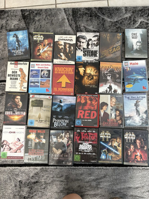 DVD-Sammlung   24 Filme   Star Wars, Resident Evil, Action, Thriller & Klassiker