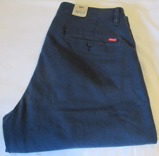 Levi's XX Chino Standard Taper Stretch Blue Pants Size 34 X 30