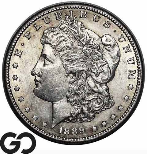 1889-S Morgan Silver Dollar, BU++ Better Date