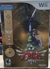 Nintendo Wii The Legend of Zelda: Skyward Sword Bundle Gold Wii Remote Plus.