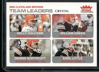 2004 Fleer #14 Kelly Holcomb William Green Dennis Northcutt Earl Little/150