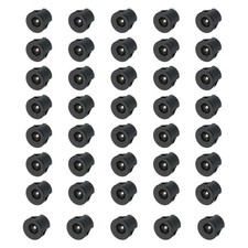 40pcs for DC5525 Power Jack, 30V 0.5A 14x14x18mm 3 Pin, Black