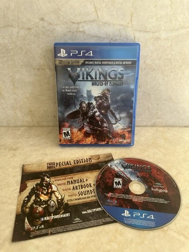 Vikings: Wolves of Midgard (Sony PlayStation 4, 2017) Mint Disk