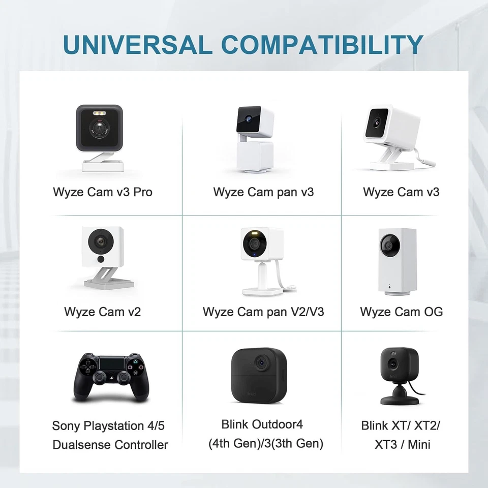 Cable de extensión de cámara de anillo de 30 pies resistente a la intemperie - Compatible con varios modelos Foto 4 de 4