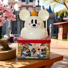 Tokyo Disney Resort Kagami Mochi x Mickey Tin New Year Minnie Donald Daisy EC 